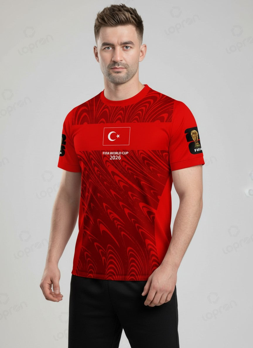 FIFA World Cup 26 Türkiye Forması - 2026 Dünya kupası Formas